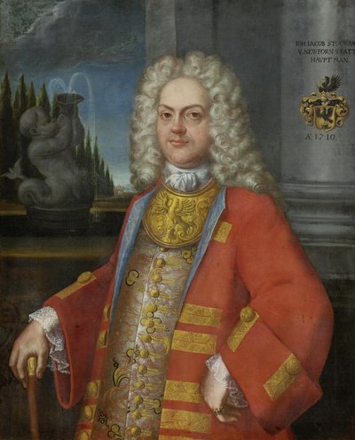 Portrait of Captain Johann Jacob Stockar by Swiss School
